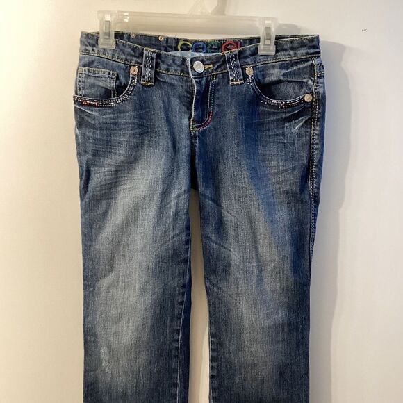 Coogi Vintage Y2K Straight Leg Jeans Men’s Light Wash Blue Denim Retro - Picture 2 of 15